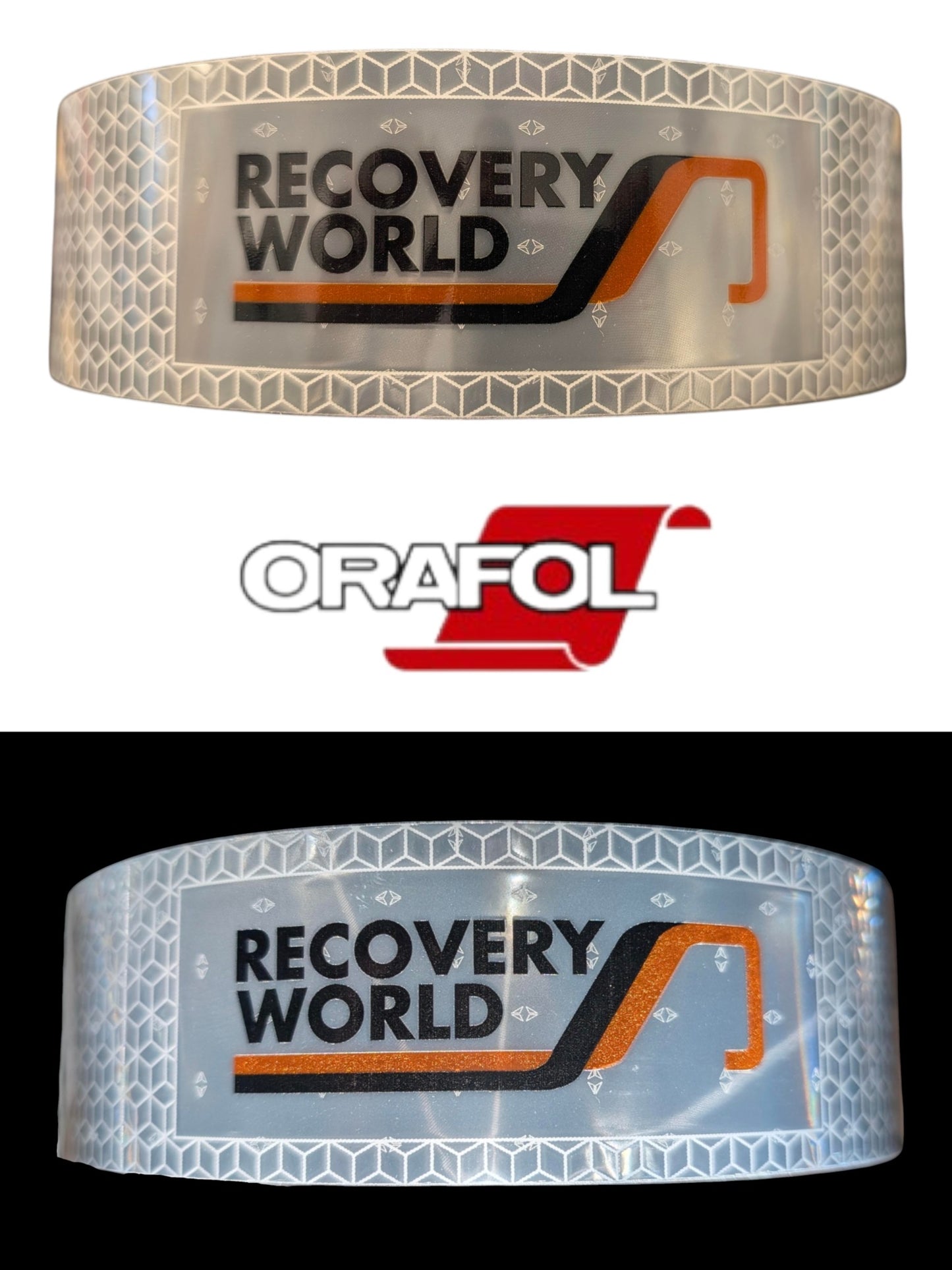 Recovery World - Vehicle Conspicuity Tape (SILVER) 50m x 50mm roll